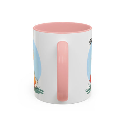 Coffee Mug, Quirky Duck Accent Mug - Funny Double Meaning Cup, Novelty Gift for Coffee Lovers, Ceramic Tea Mug, Office Desk Décor, Cute